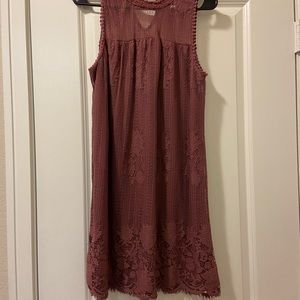 SOLD - No Boundaries Lace Long Tank Top/Blouse or Dress Juniors